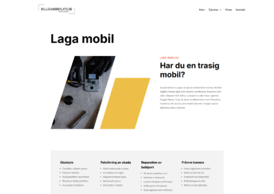 Exempelsajt-2-laga-mobil